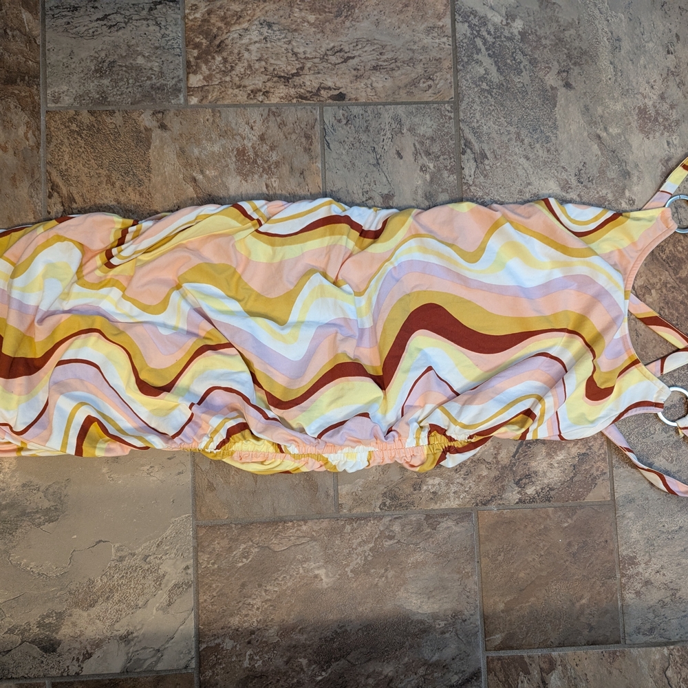 Colorful Swirl Pattern Dress